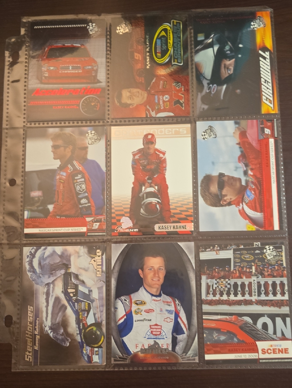 Nascar Kasey Kahne Cards , 1 Pin And 80 Cards